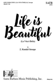 Life is Beautiful SATB choral sheet music cover Thumbnail
